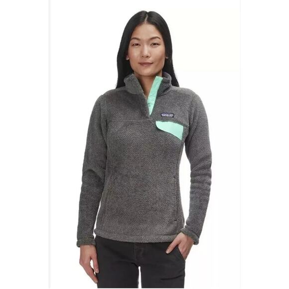 Patagonia 1/4 Re-Tool Snap-T Fleece Pullover Gray Medium - Picture 1 of 5